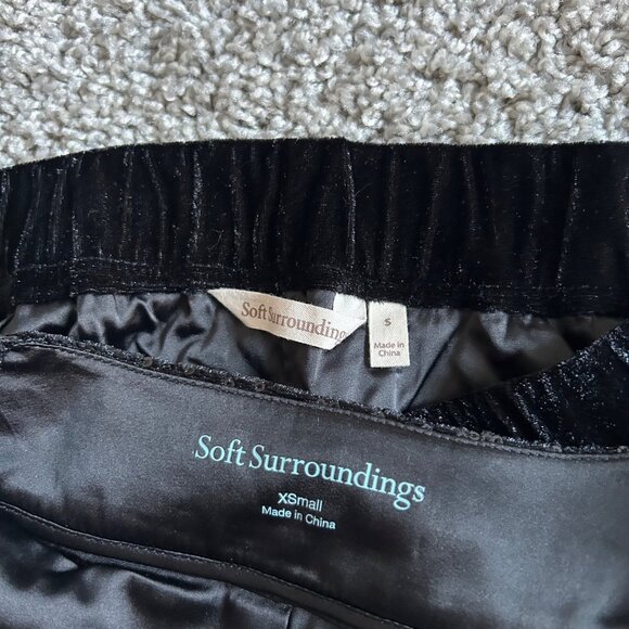 Soft Surroundings Womens Sz Small Black Sequin Jacket & Pants Set - Picture 11 of 14